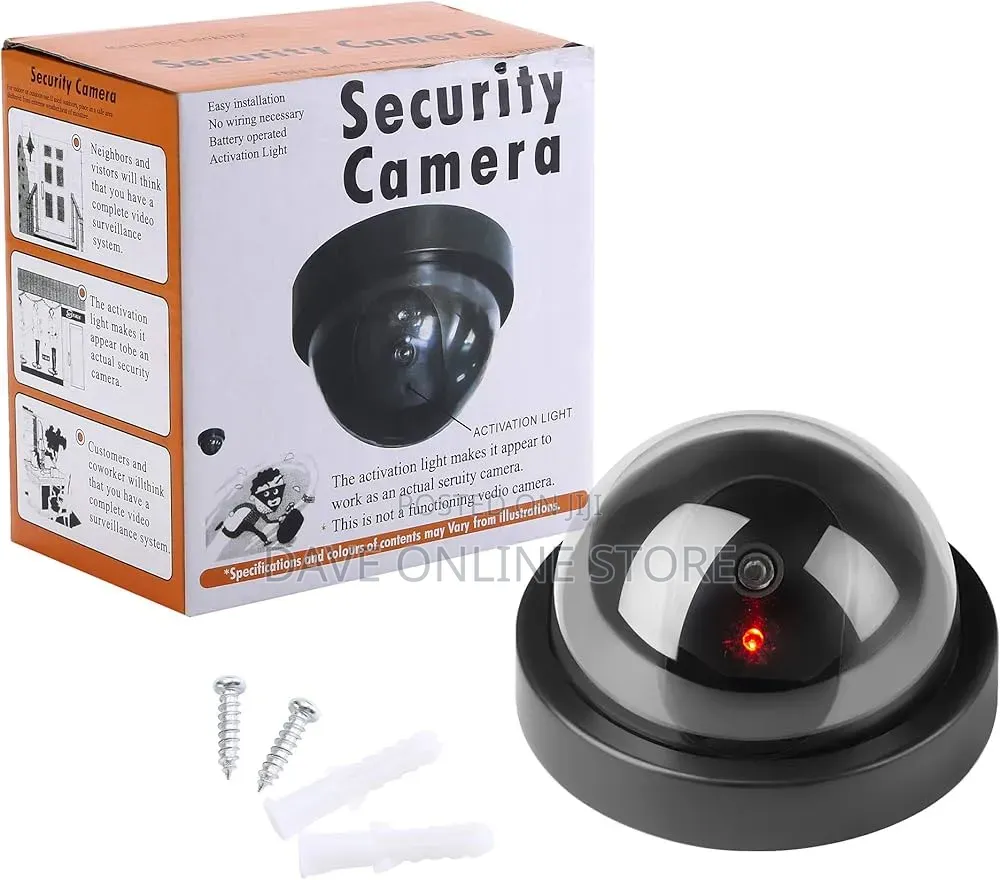 Dome Dummy Fake Security CCTV Solar Power Camera With Led Light