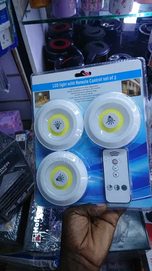 Wireless Led Lights With Remote Control (Set of 3)