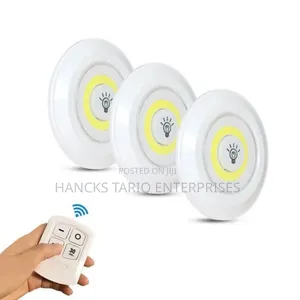 Wireless Led Lights With Remote Control (Set of 3)