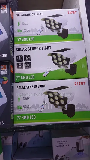 Jd-2178t Solar Sensor Security Light
