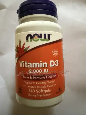 Now Foods Vitamin D3 2000 Iu, High Potency 240 Softgels