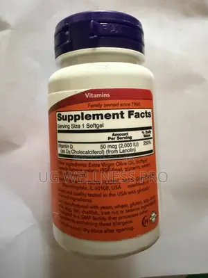 Now Foods Vitamin D3 2000 Iu, High Potency 240 Softgels