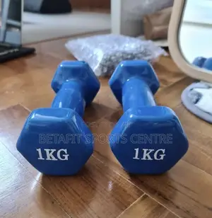 1kg Vinyl-Coated Dumbbells