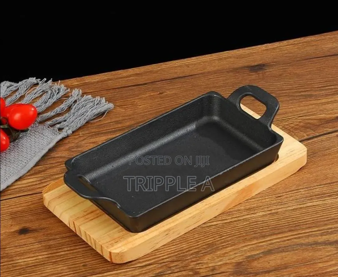 Cast Iron Rectangular Grill Pan