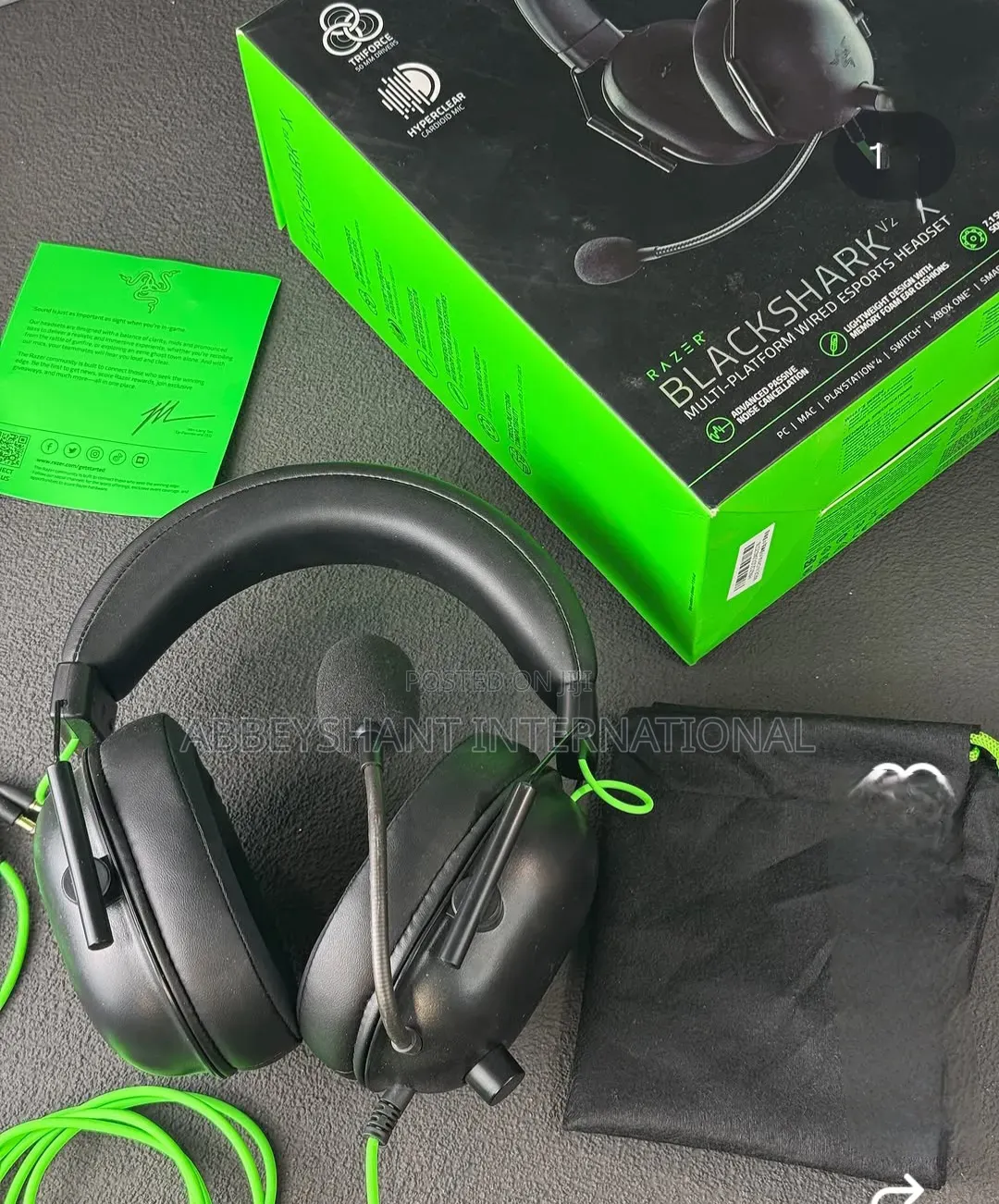 Razer Blackshark V2 X Wired Gaming Headphones