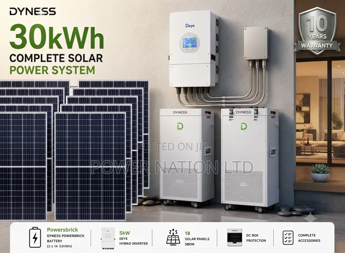 30kwh Comboindia Lithium/Hybrid Solar System Full Kit