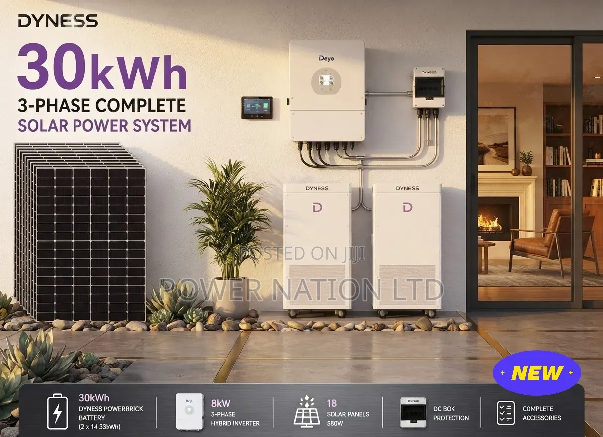 30kwh Lytenyte 3 Phase Solar System Full Kit