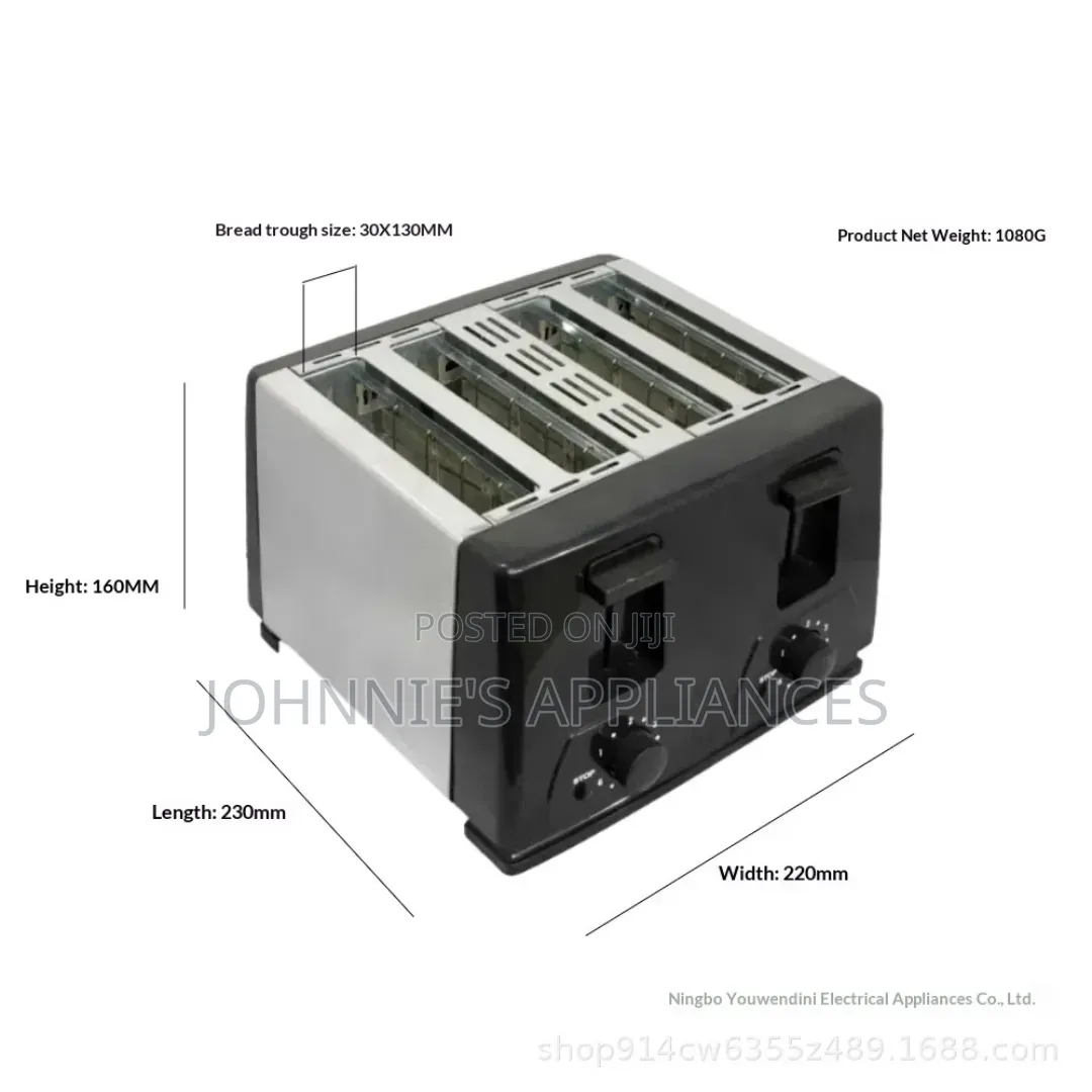 4 Slicer Bread Toaster / Saarch Electric Bread Toaster 4 Slicer
