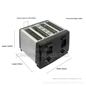 4 Slicer Bread Toaster / Saarch Electric Bread Toaster 4 Slicer