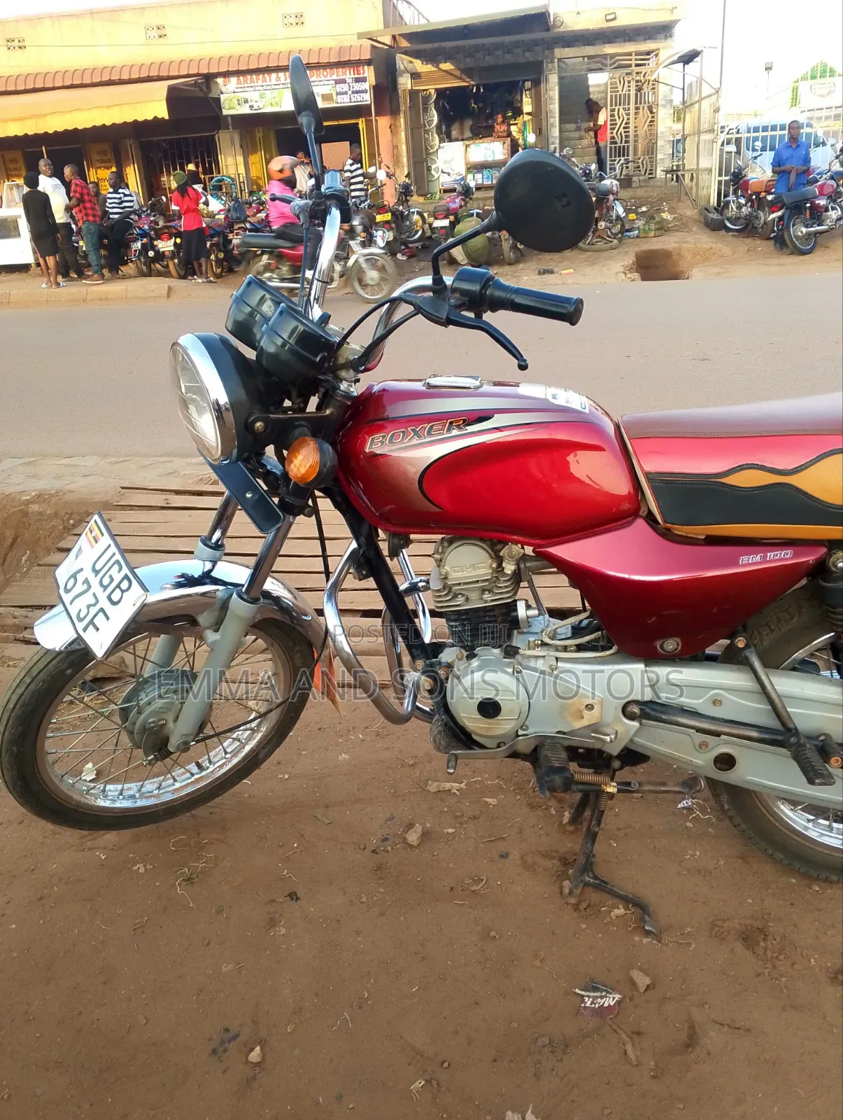 Bajaj Boxer 100 2024 Red