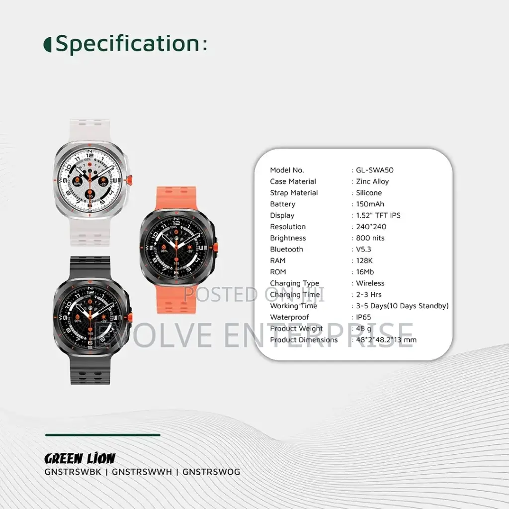 Green Lion Strive Smart Watch