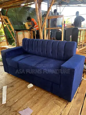 Super Navy Blue Sofa Set on Market