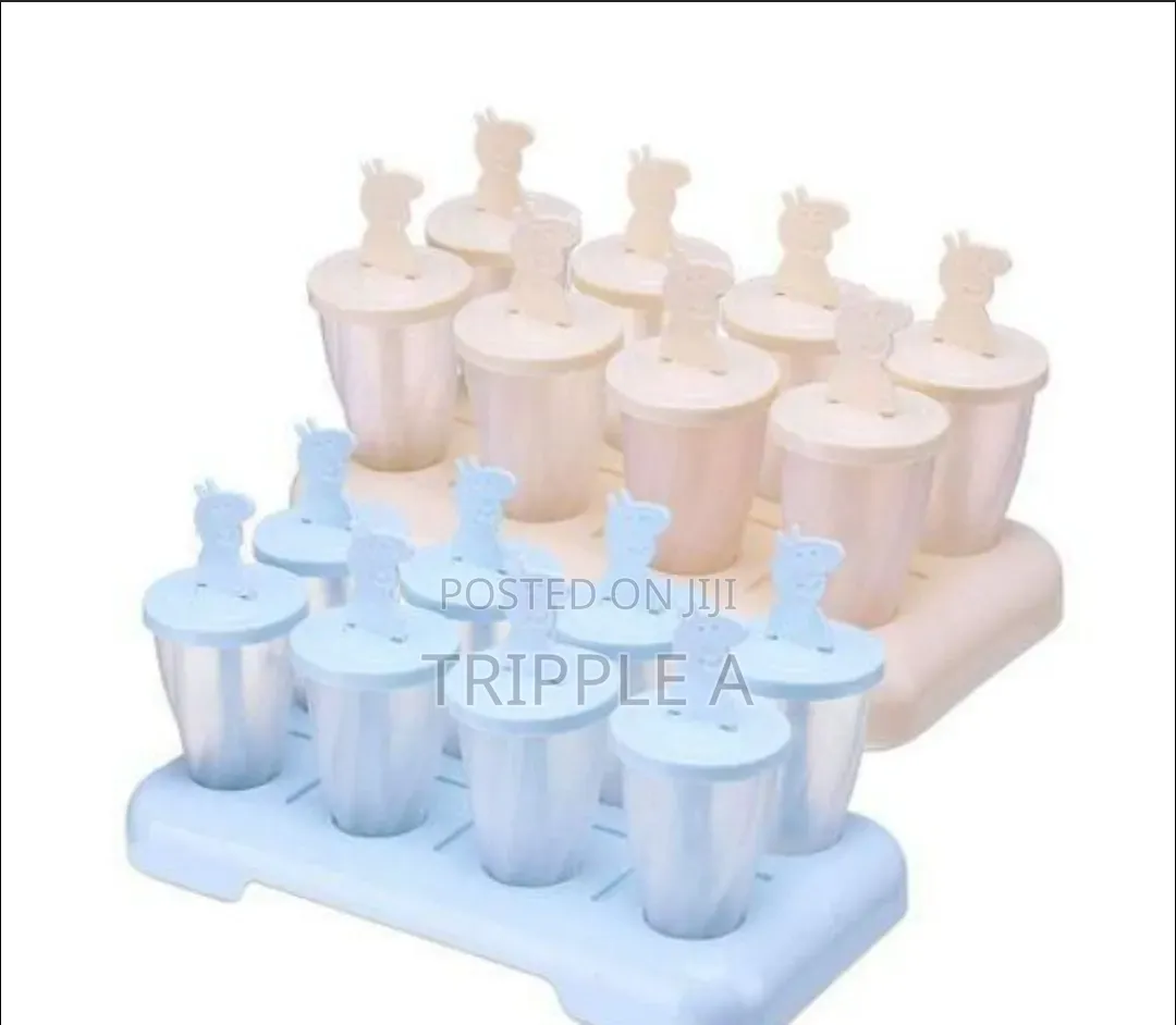 8pcs Ice Cream Molds Popsicles With Stick
