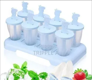8pcs Ice Cream Molds Popsicles With Stick