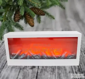 45 Cm Led Electric Fireplace Lantern