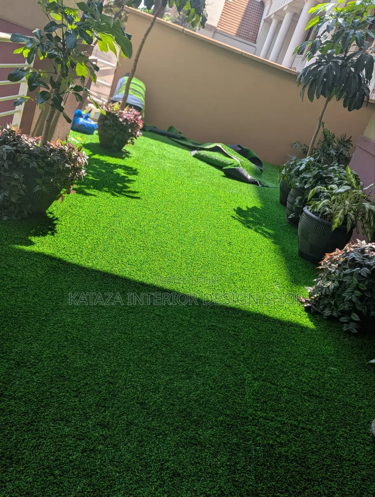 Pure Green Artificial Grass Carpet