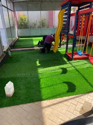 Playing Ground School Grass Carpet