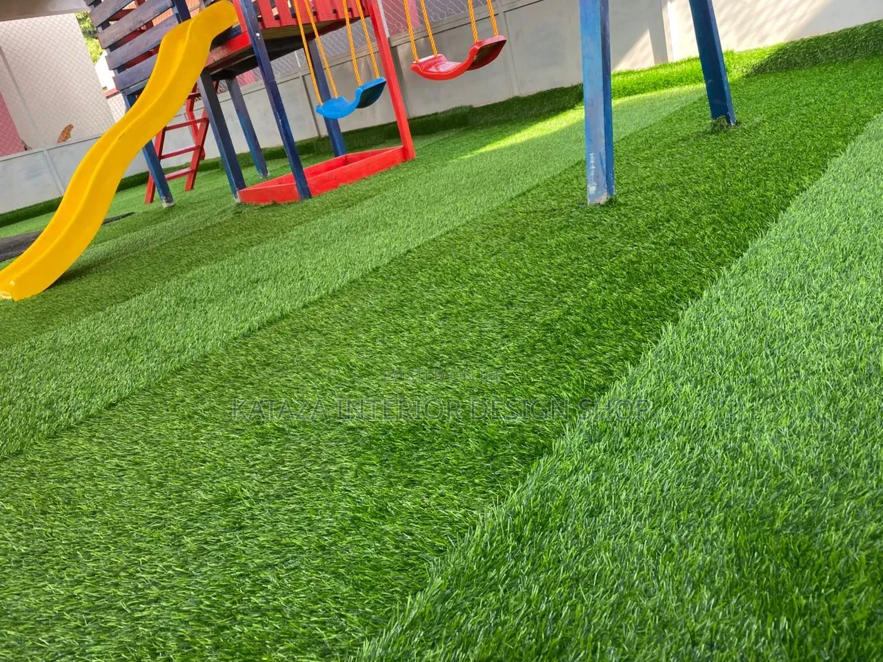 Playing Ground School Grass Carpet