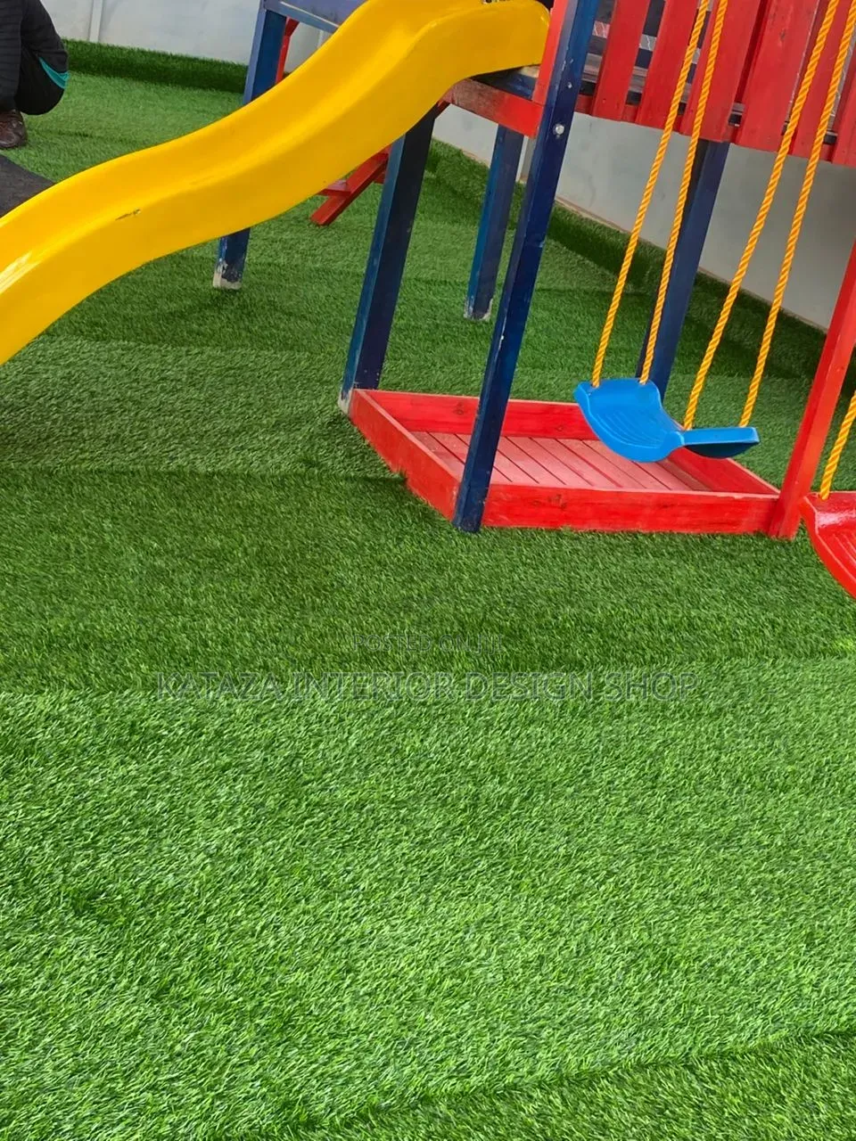 Playing Ground School Grass Carpet