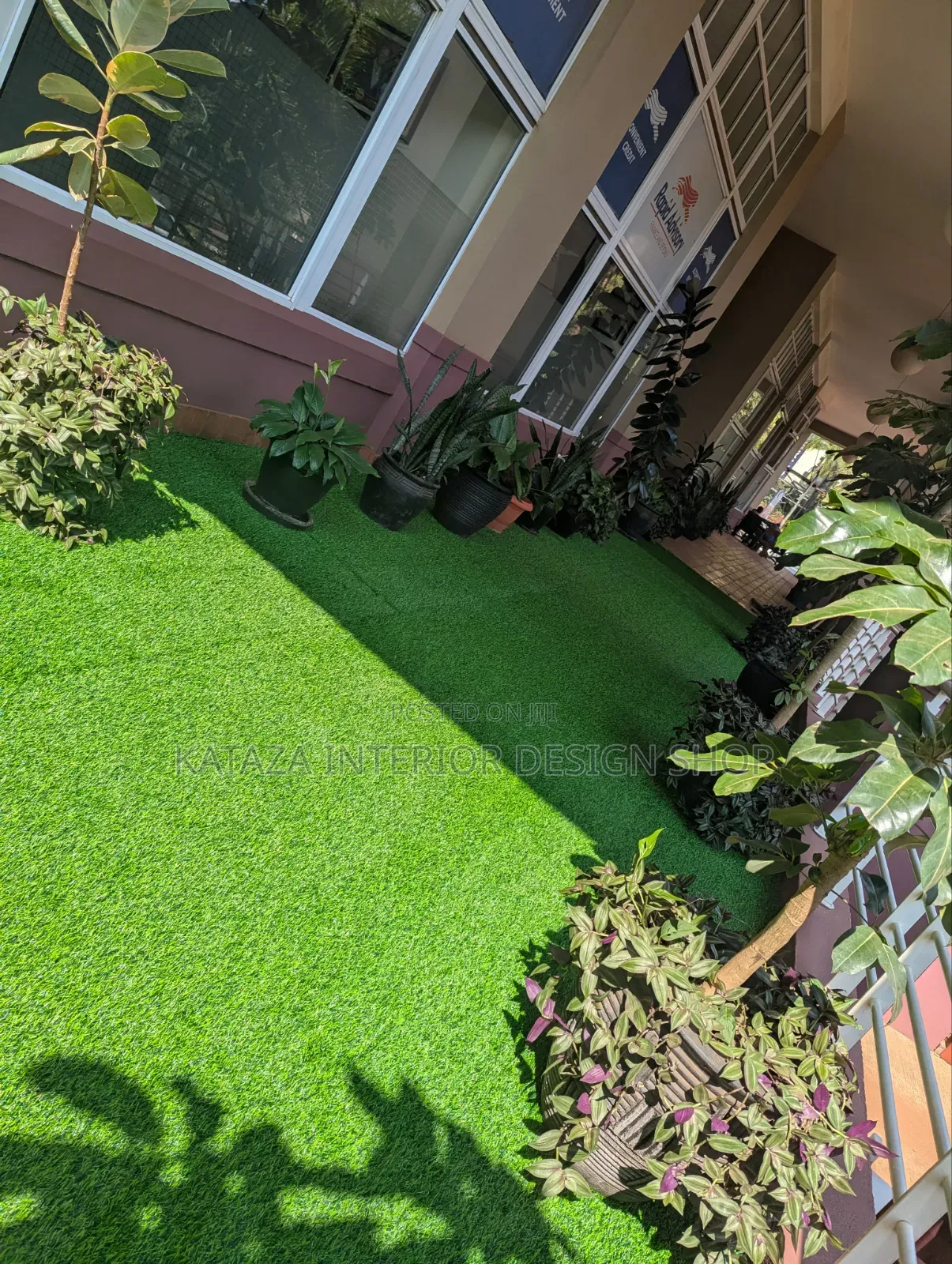 Square Meter Green Grass Carpet