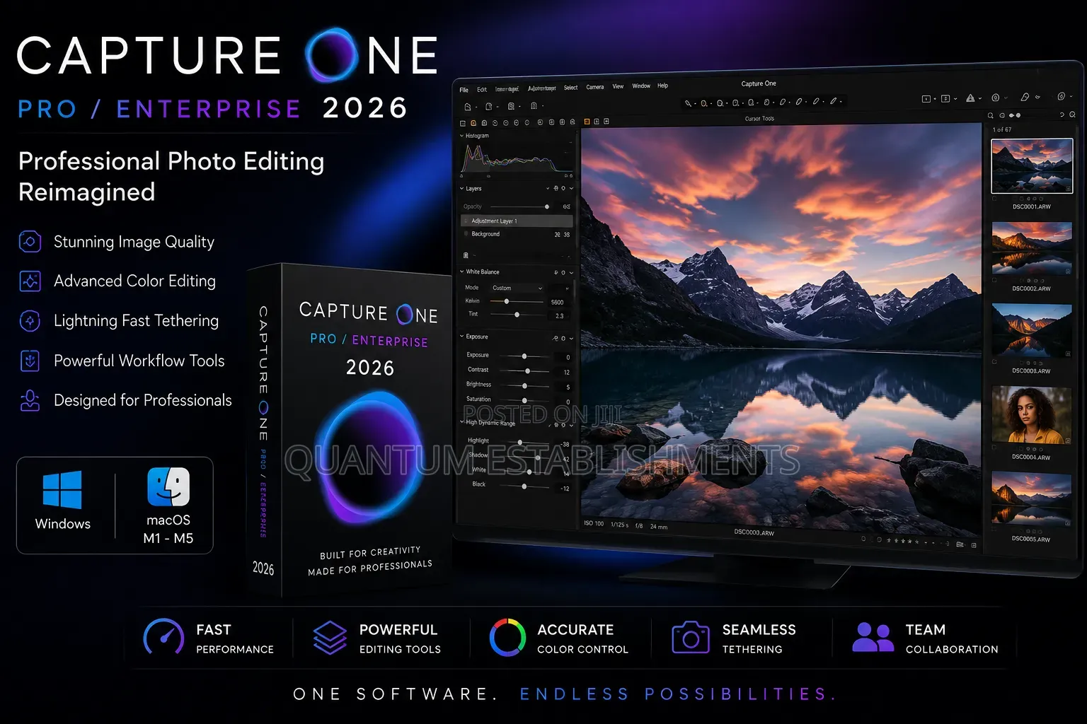 Capture One Pro - Enterprise 2026 for (Win / Mac M1- M5)