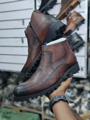 Original Timberland Brown Pure Leather Ankle Boots