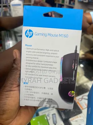 Hp M160 Wired Optical Gaming Mouse Fe