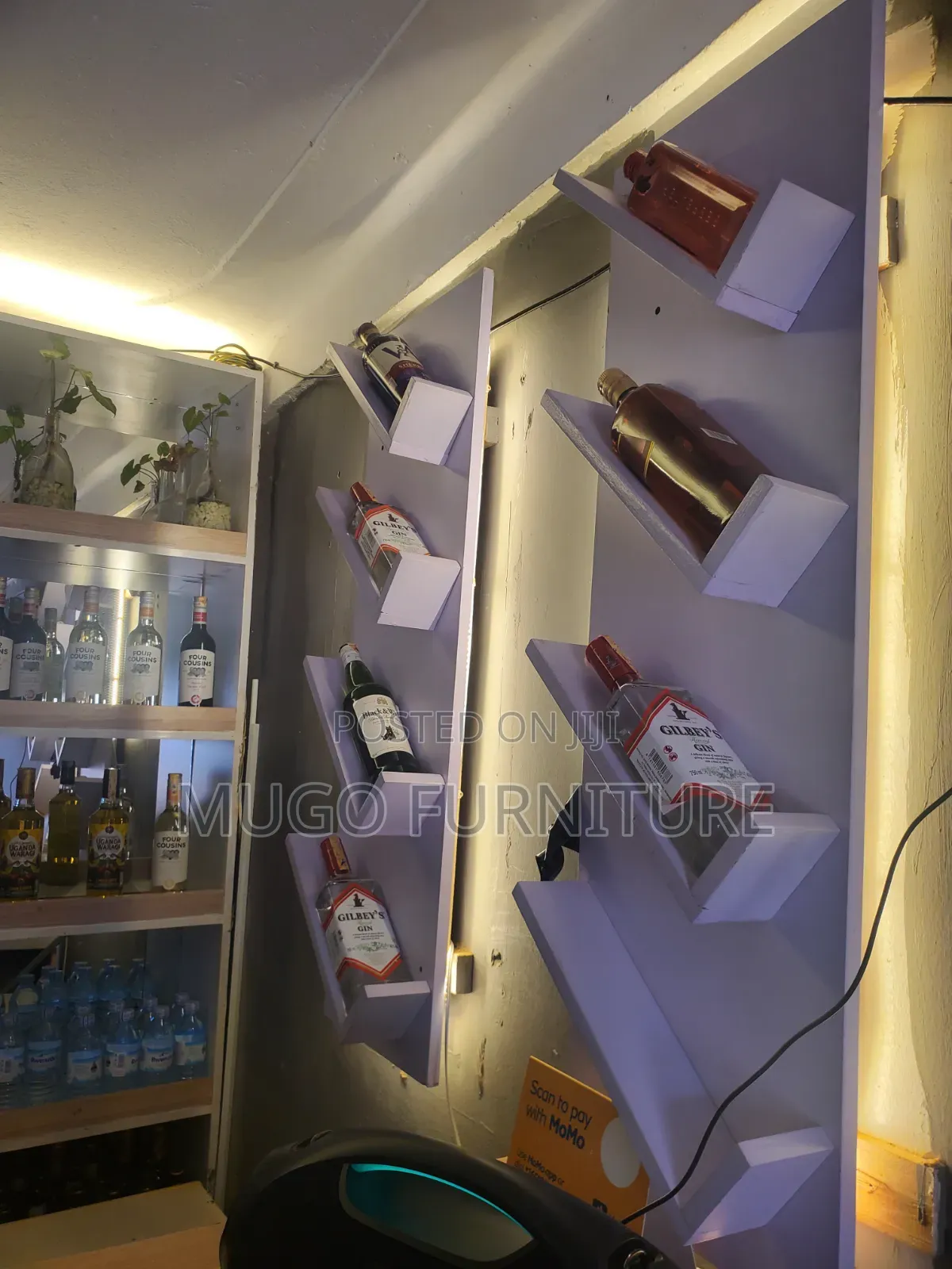 Bar and Winery Shelves and Decor