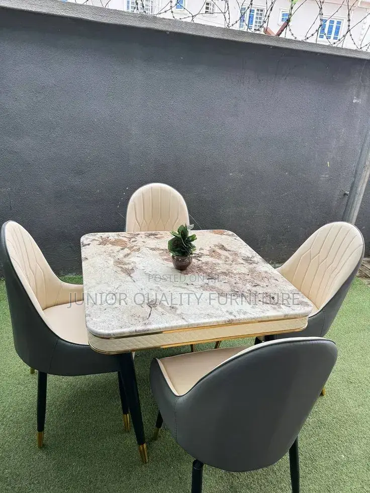 Luxury Marble 4seater Dinning