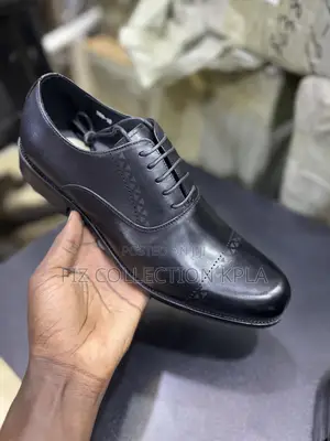 Original Renato Castello Black Oxford Leather Shoes