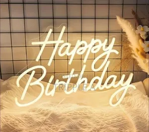 Happy Birthday Acrylic Led Party Neon Sign