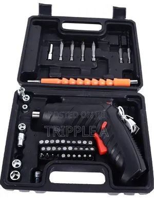 Portable Cordless Electric Screwdriver Kit