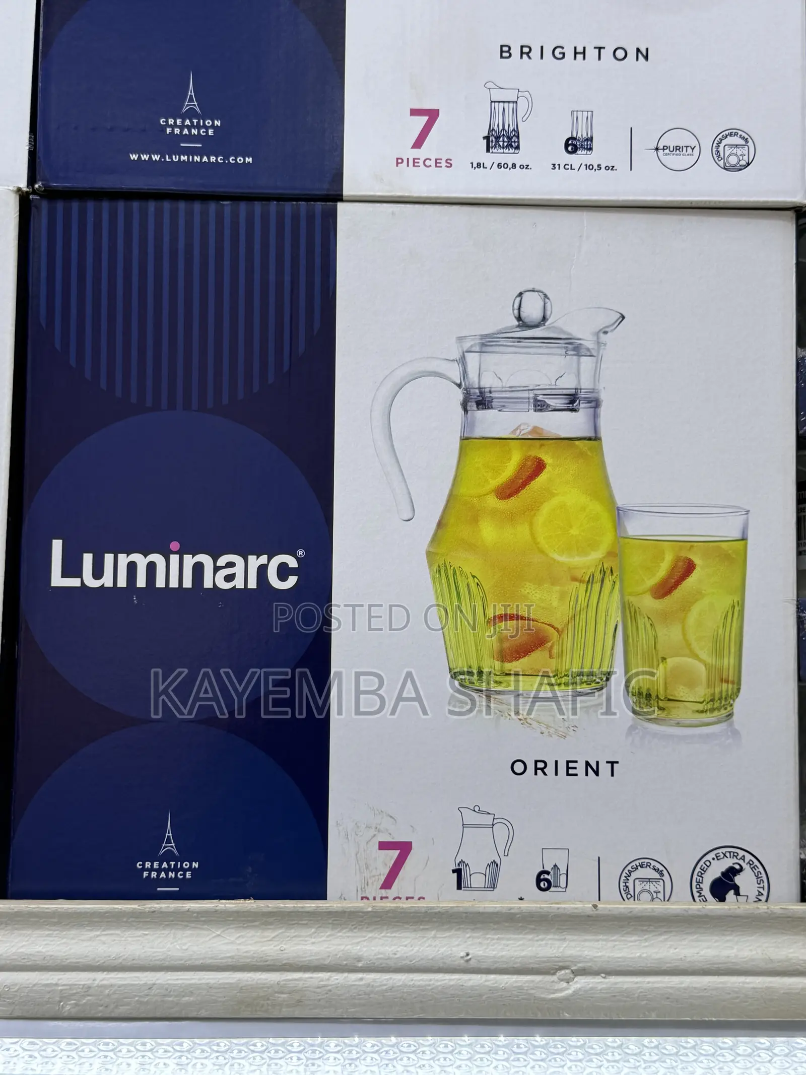 Luminarc Orient 7-Piece Glassware Water Set