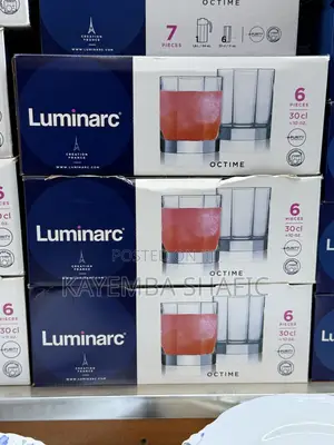 Genuine Luminarc Octime Glass Tumblers – Dozen (12 Pieces)