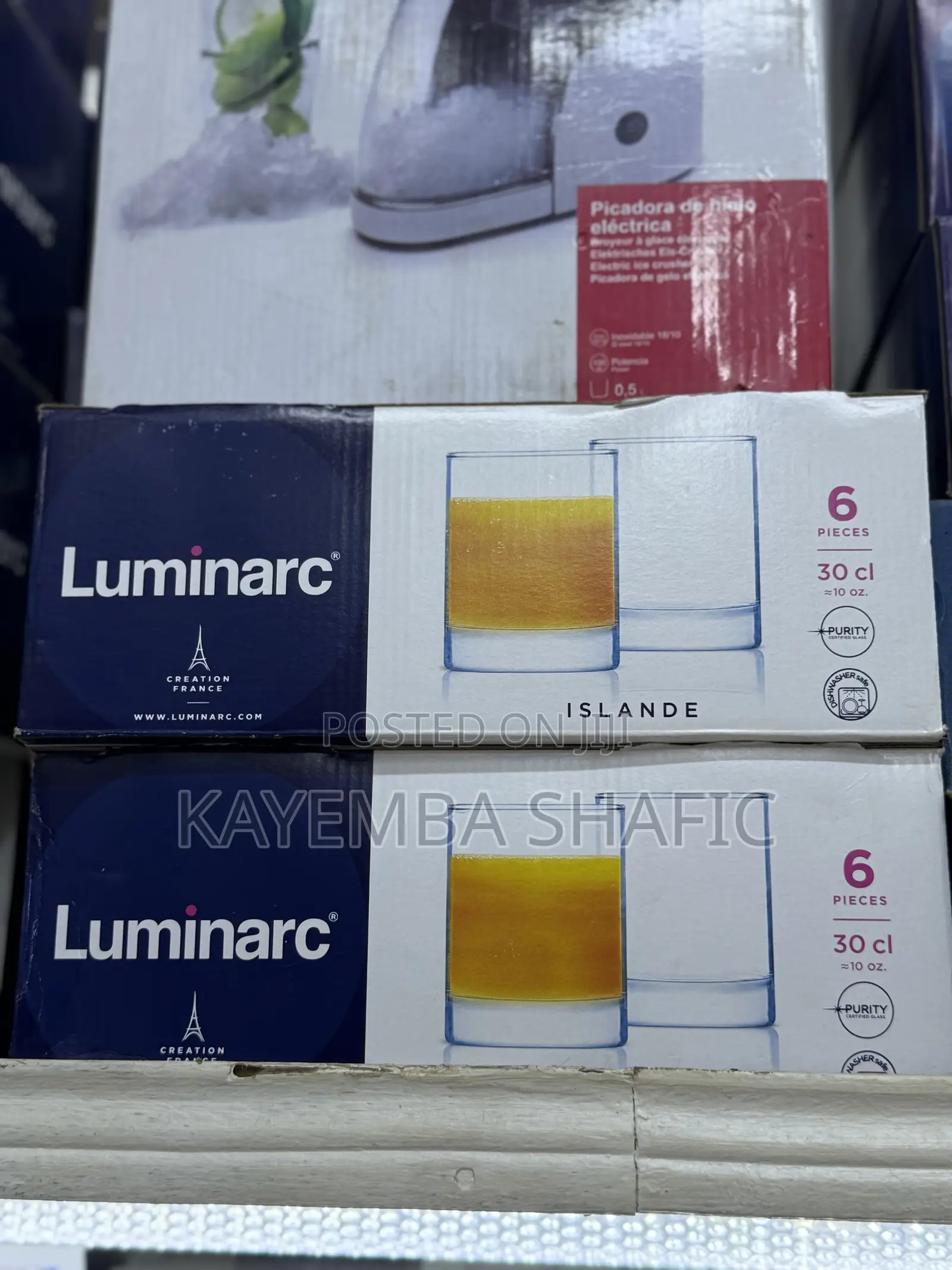 Genuine Luminarc Islande Tumbler Glasses - Dozen (12 Pieces)