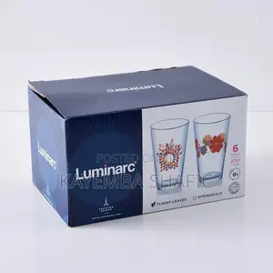 Brand New Luminarc Springdale Glass Tumbler Set - 12 Pieces (Dozen)