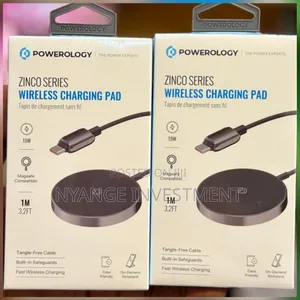 Powerology Wireless Charging Pad With 15w . Wireless Charger.