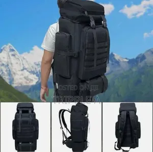 Large Capacity Canvas Hiking Backpack Bag