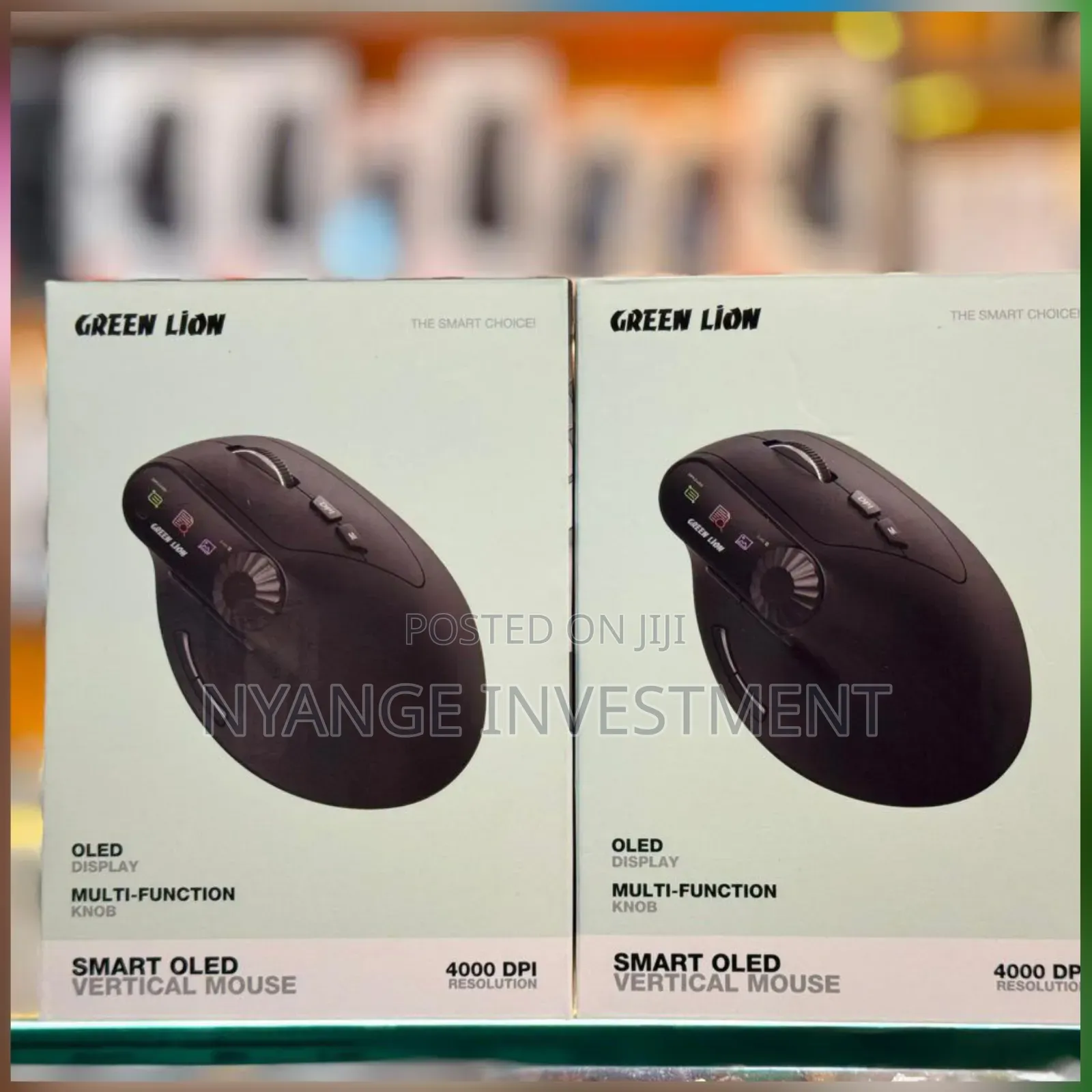Green Lion Smart Oled Vertical Mouse. Mouse