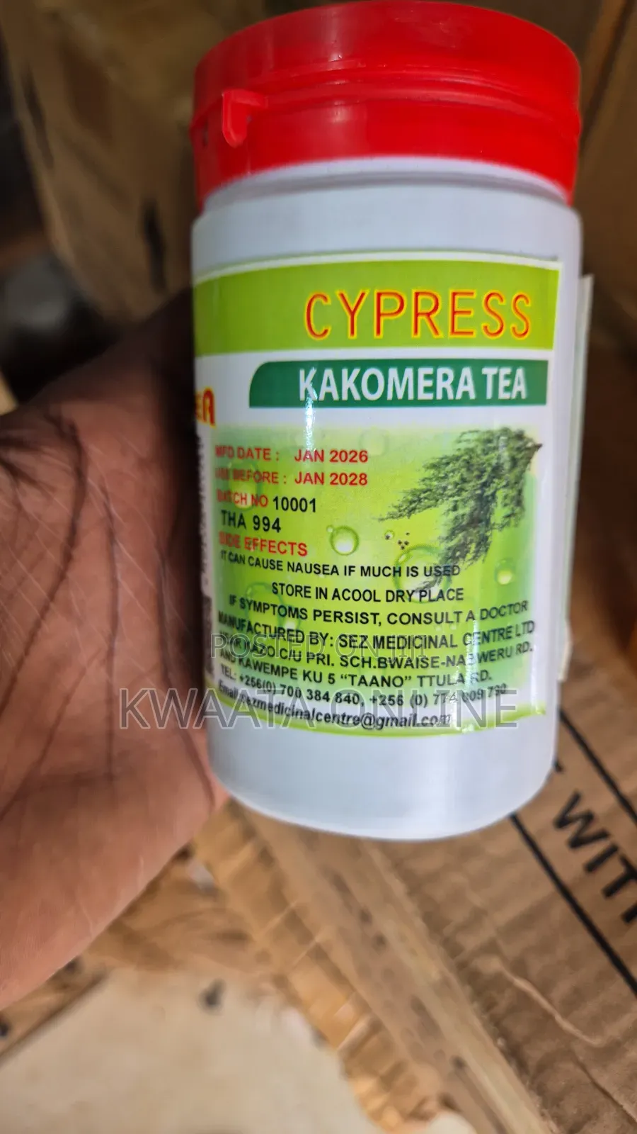 Sez Natural Cypress (Kakomera) Tea – Herbal Immune Support Tea | 100g