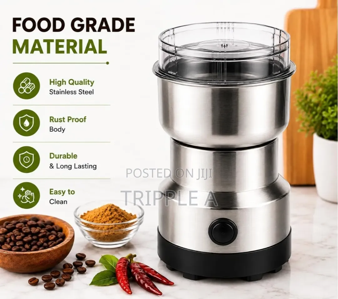 Generic Stainless Steel Coffee and Spice Electric Grinder