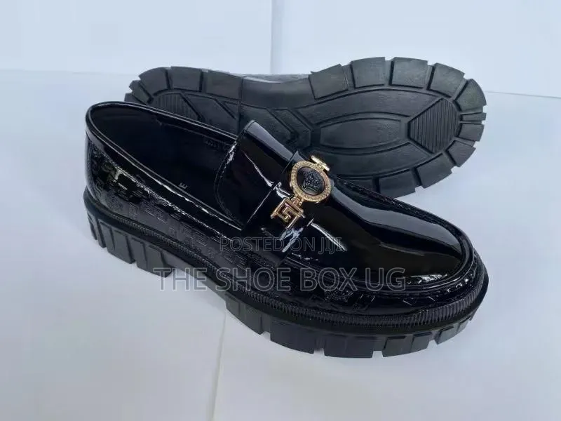 Leather and Shiny Gentle Shoes