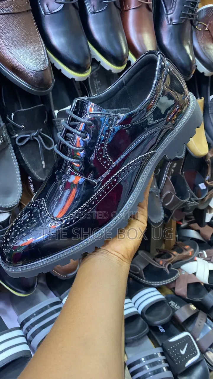 Leather and Shiny Gentle Shoes