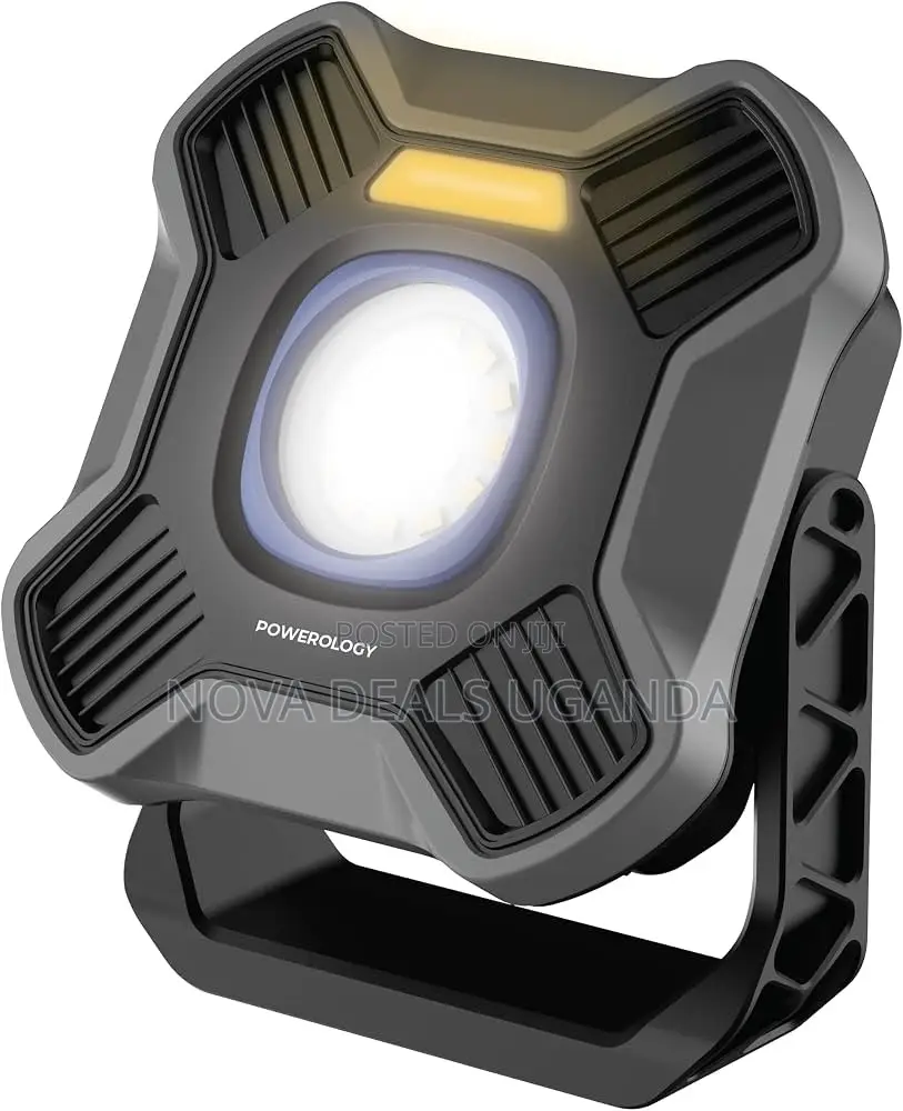 Powerology Brillite Rechargeable Portable Led Work Light-Tripod Mount