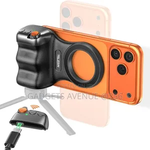 Telesin Fun Shot Magnetic Phone Camera Grip Featuring an Ergonomic