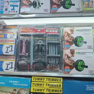 4 - Way Training Set Tummy Trimer ,Chest Expander, Jump Rop, Hand Grip