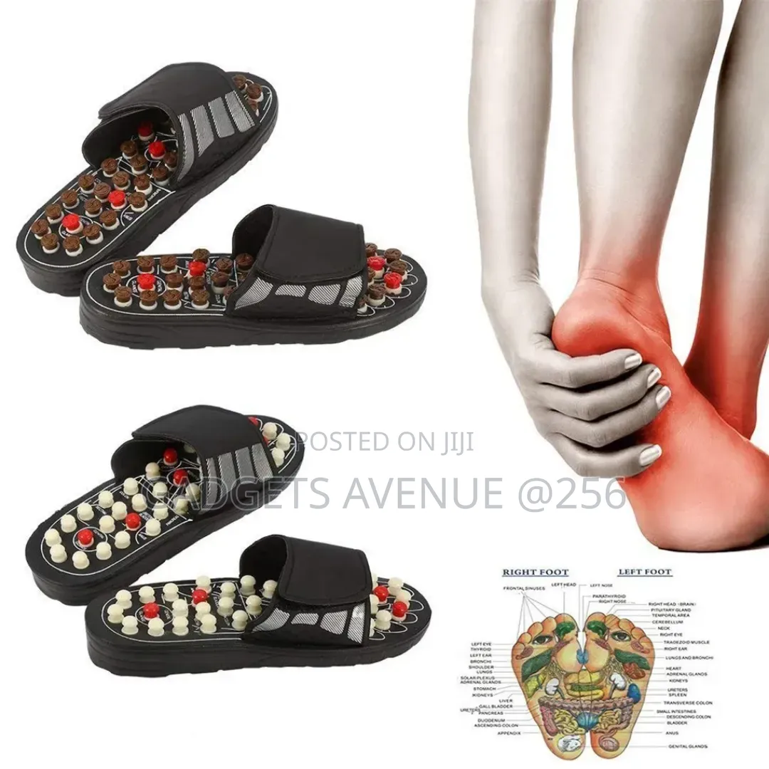 Acupressure Reflexology Sandals Feature 41 Rotating Massage Nodul