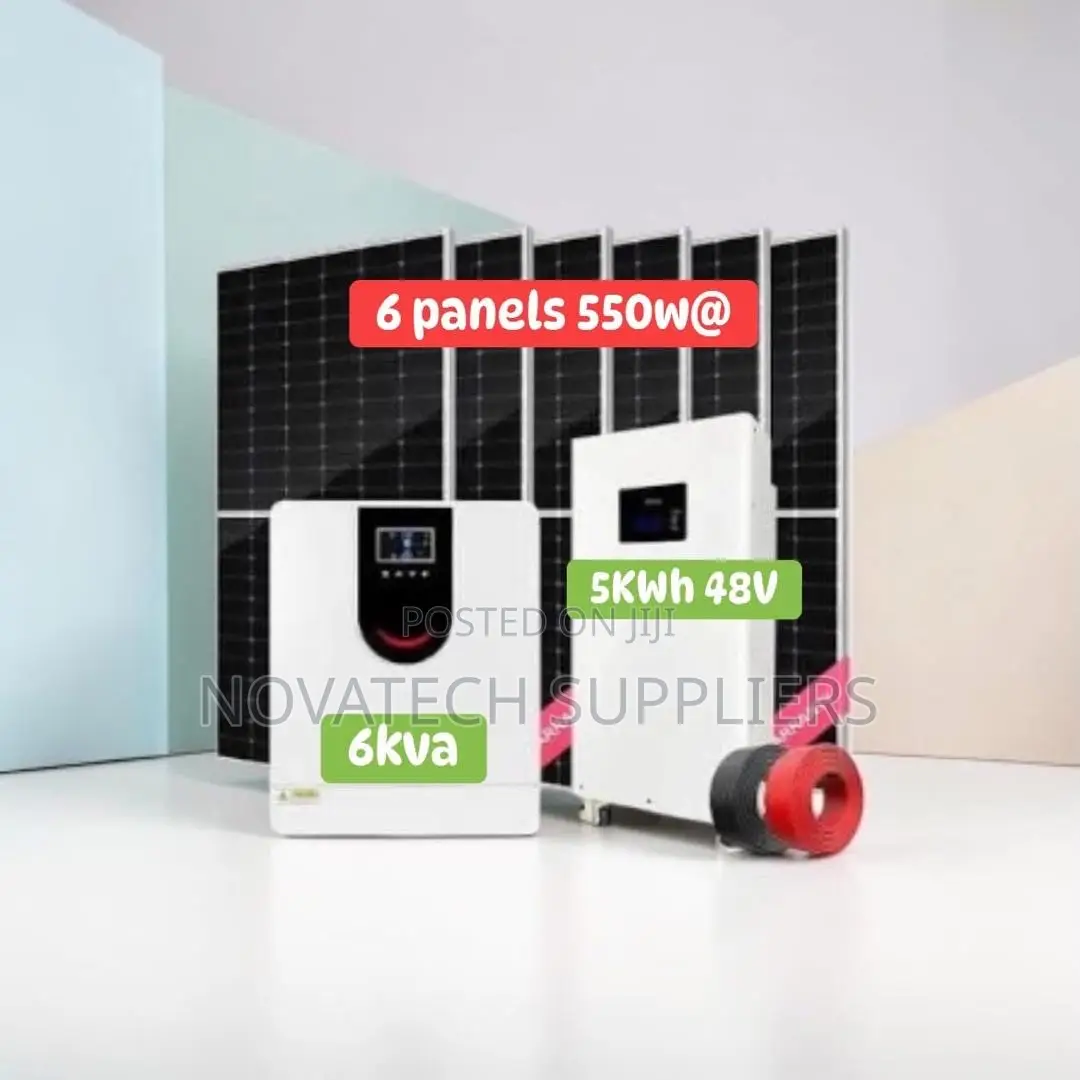 Premium 5kwh 48v 100ah Solar Package | 6×550w Panel- Brand New