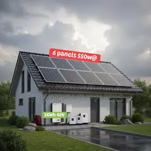 Premium 5kwh 48v 100ah Solar Package | 6×550w Panel- Brand New