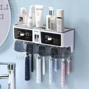 Multifunctional Wall Mounted Toothbrush Storage Rack